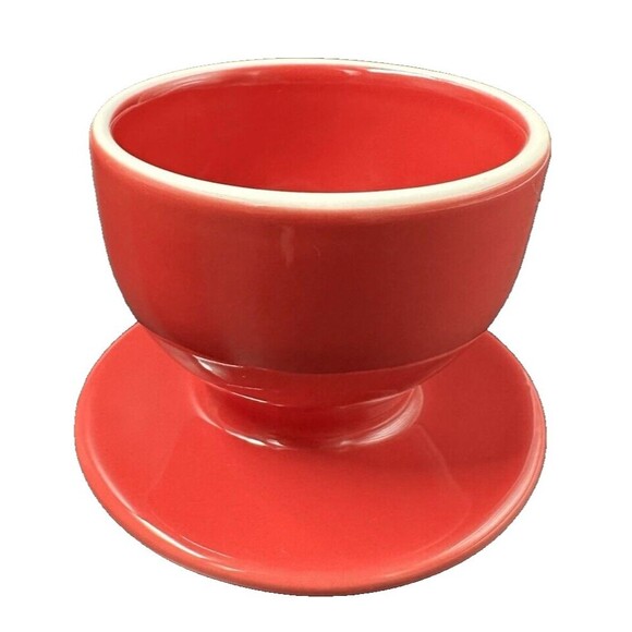 Butter Belle Crock Red Ceramic Butter Keeper by Tremain - Picture 5 of 8